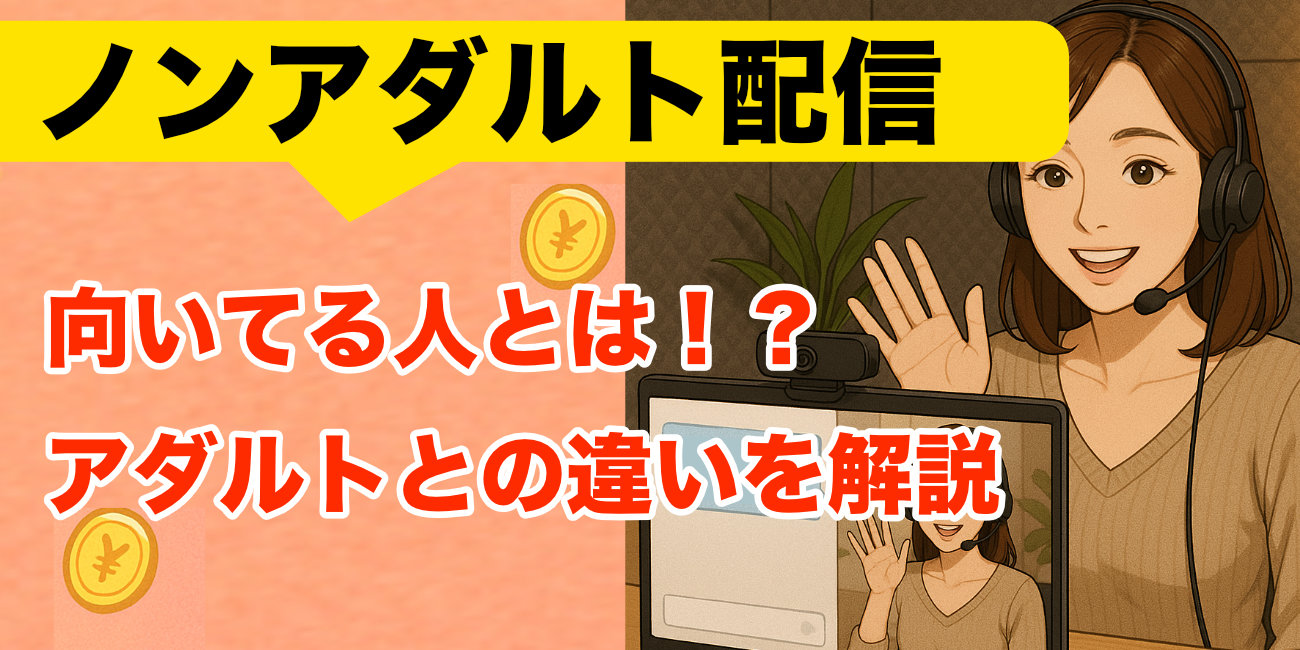 ノンアダルトのチャットレディとして働く女性